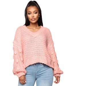 Pink Knit Sweater